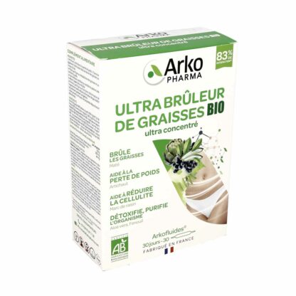 Arkopharma Arkofluides Ultra Brûleur de Graisses Bio 30 Ampoules