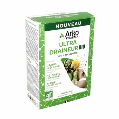 Arkopharma Arkofluides Ultra Draineur Bio 30 Ampoules