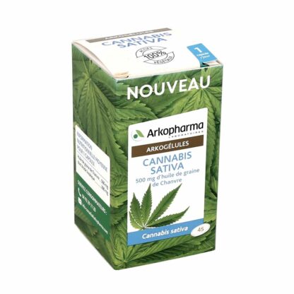 Arkopharma Arkogélules Cannabis Sativa 45 Capsules