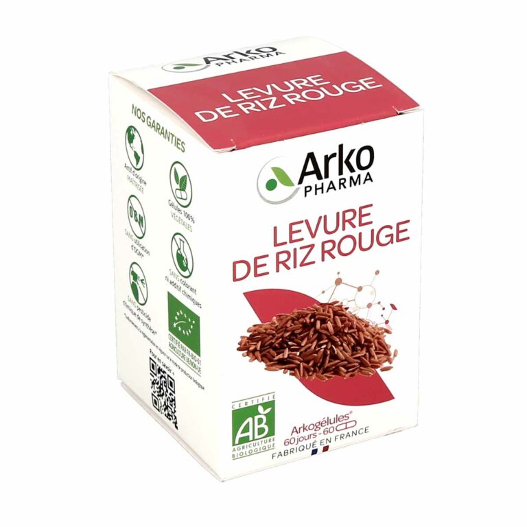 Arkopharma Arkogélules Levure de Riz Rouge Bio 60 Gélules