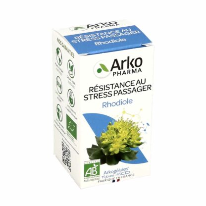 Arkopharma Arkogélules Résistance au Stress Passager Rhodiole Bio 45 Gélules