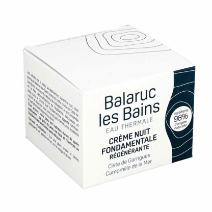 balaruc les bains - creme nuit fondamentale - 50ml