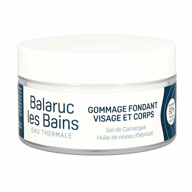 balaruc les bains - gommage fondant visage et corps - 200ml