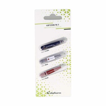 Estipharm Marina Mini pinces à épiler x3 OPTIMIUM 3