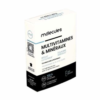 Molecules Multivitamines & Minéraux 30 Gélules