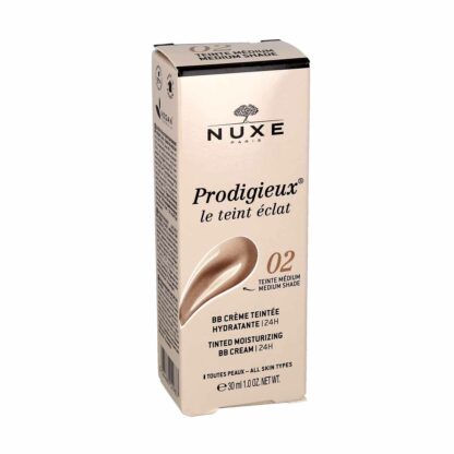 Nuxe Prodigieux BB Crème Teintée Hydratante 30ml - Teinte : 02 Teinte Médium