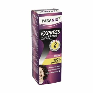 Paranix Express Spray anti-poux 95ml + Peigne métal inclus