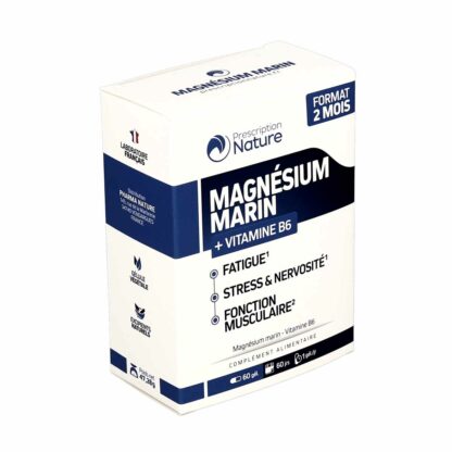 Prescription nature magnésium marin 60 gélules