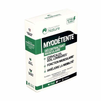 Prescription Nature myodétente - 15 gélules