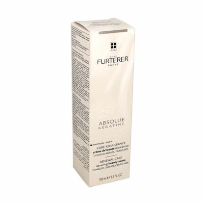 René Furterer Absolue Kératine Cure Renaissance Crème de Beauté Réparatrice Cheveux Abîmés Fragilisés 100ml