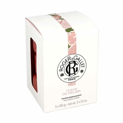 Roger & Gallet Fleur de Figuier 3 Savons Bienfaisants de 100g