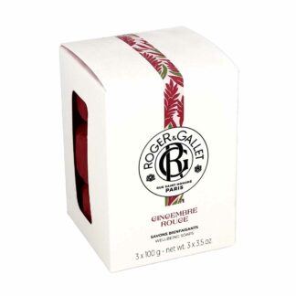 Roger & Gallet Gingembre Rouge 3 Savons Bienfaisants de 100g