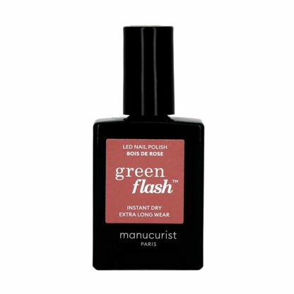 SEMI-PERMANENT LED GREEN FLASH - 15 ML - Bois de Rose