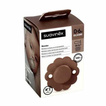 Suavinex Wonder Réversible Liège 0-6m Sucette En Silicone