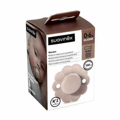 Suavinex Wonder Réversible Mauve Chalk 0-6m Sucette en Silicone