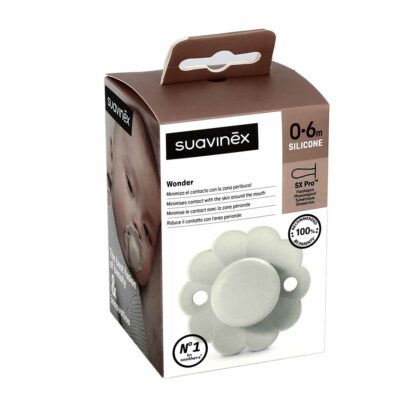 Suavinex Wonder Réversible Presque Aqua 0-6m Sucette en Silicone