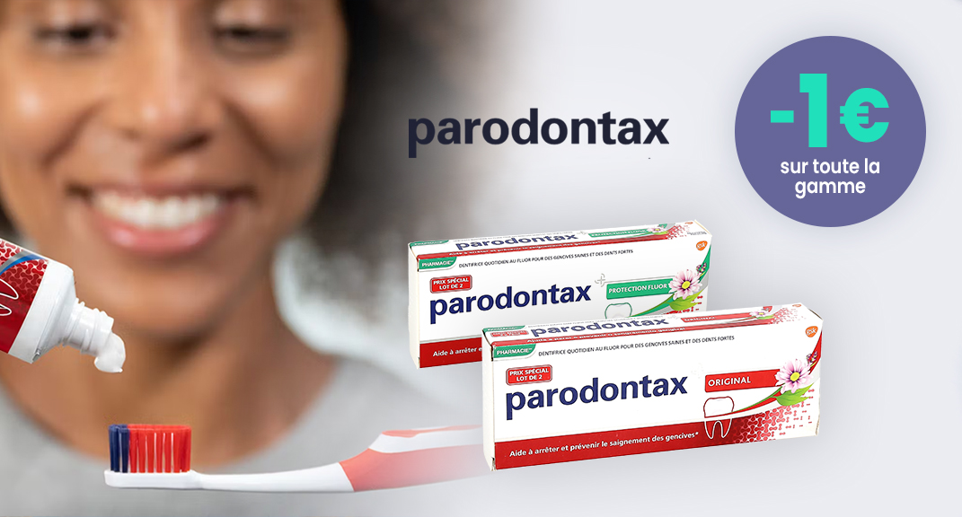 Prenez soin de votre sourire avec 1€ de réduction sur ces 4 dentifrices Parodontax