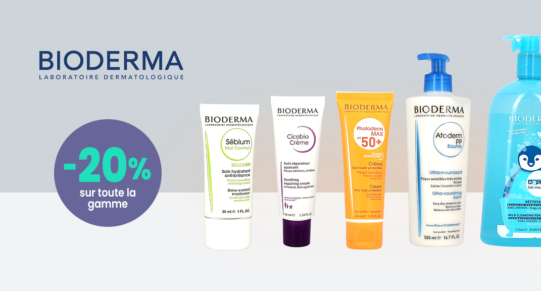 Craquez pour BIODERMA : -20 % sur l’expertise dermato
