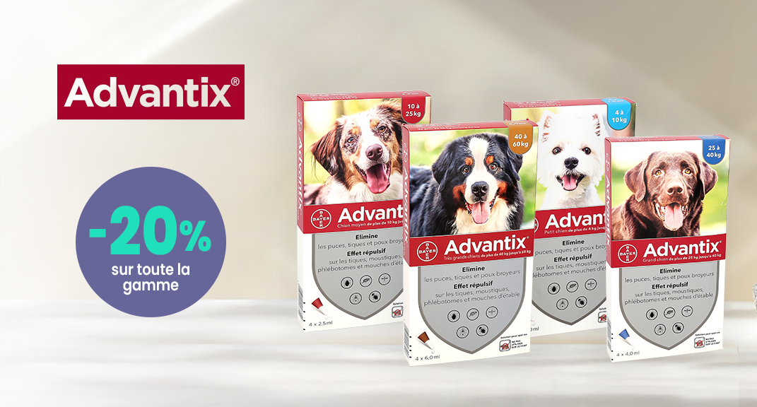 Advantix – Protégez votre compagnon à petit prix