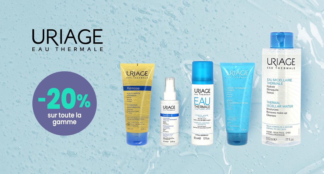 Uriage – L’hydratation experte à -20%