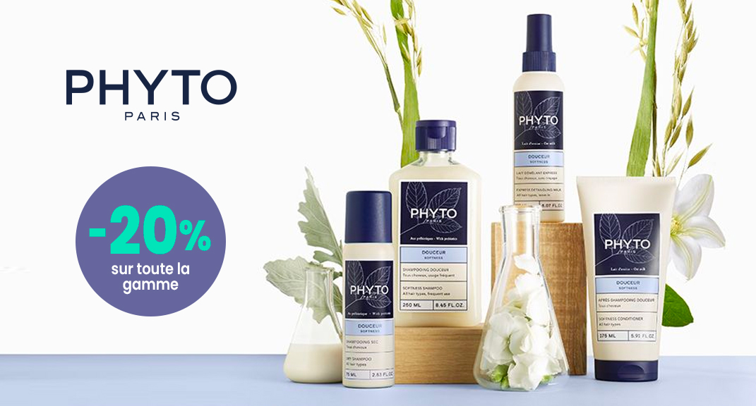 Réduction Phyto : -20% sur tous les produits de la marque