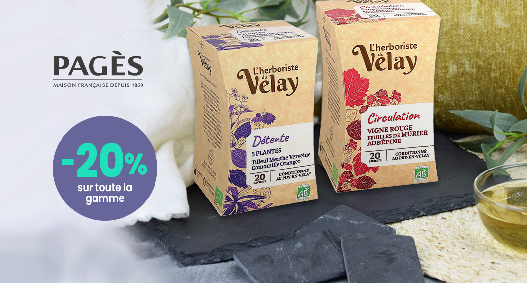 Tisane PAGÈS – Bien-être et saveurs à -20%