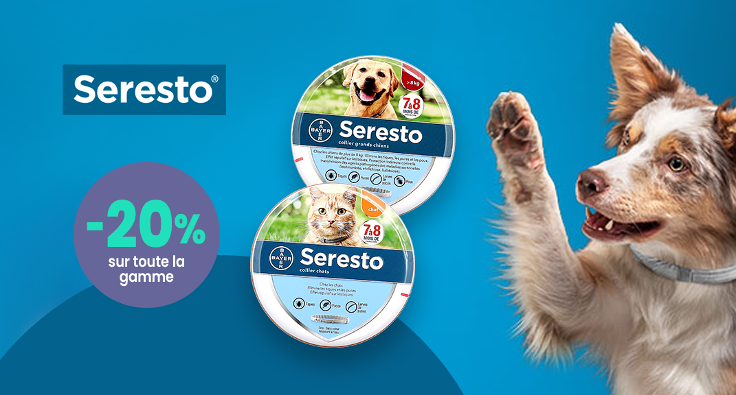 Seresto – Protégez votre compagnon avec -20%