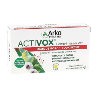 Activox Maux de Gorge/Toux Sèche