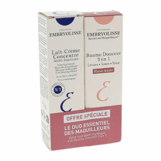 Embryolisse Duo Essentiel Lait-Crème Concentré+Baume Douceur 3 en 1 Rose Nude