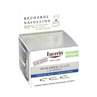 Eucerin Hyaluron-Filler + 3x Effect Soin de Nuit Recharge