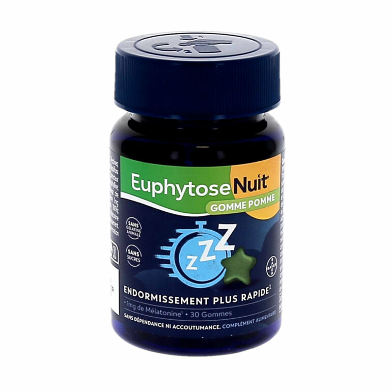 Euphytose Nuit 1mg Gommes goût pomme