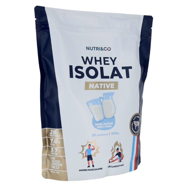 Nutri&Co Whey Isolat Native sans arôme