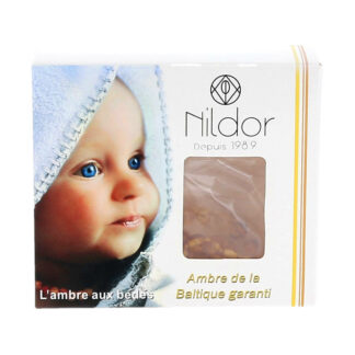 Nildor Collier d'Ambre unicolore pour bébé