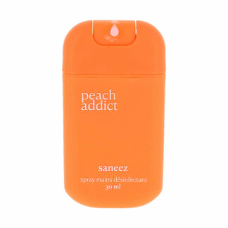Saneez Peach Addict Spray mains désinfectant