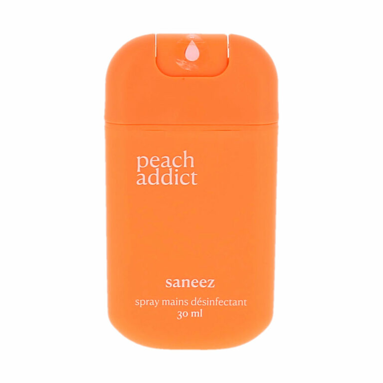 Saneez Peach Addict Spray mains désinfectant