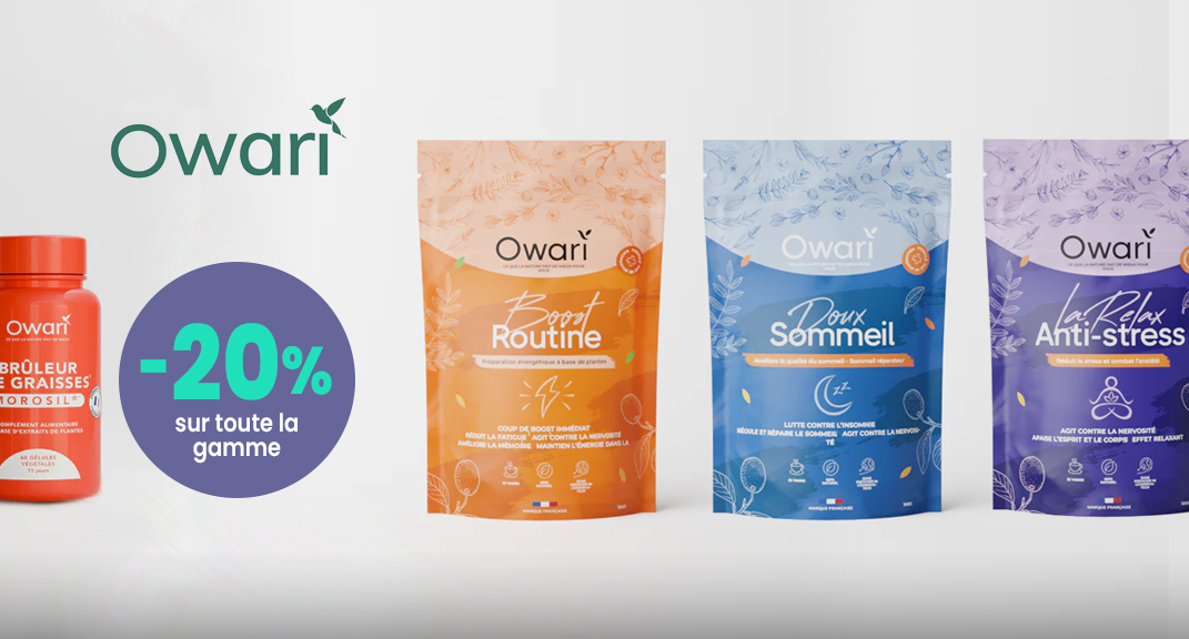 -20% sur vos instants infusion Owari