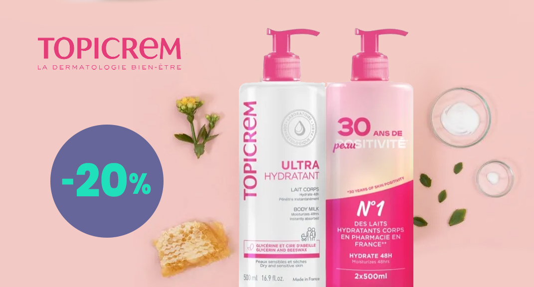 Topicrem, l’hydratation au service de votre peau !