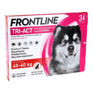 Frontline Tri-Act Solution pour Spot-On pour Chiens 40-60Kg