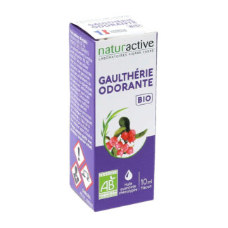 Naturactive Gaulthérie Odorante Bio Huile Essentielle Chémotypée