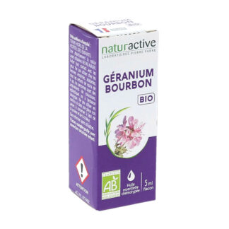 Naturactive Géranium Bourbon Bio Huile Essentielle Chémotypée