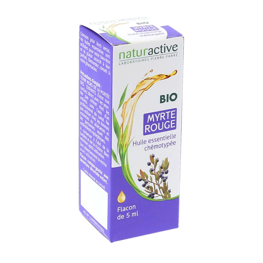 Naturactive Myrte Rouge Bio Huile Essentielle Chémotypée, flacon de 5ml ...