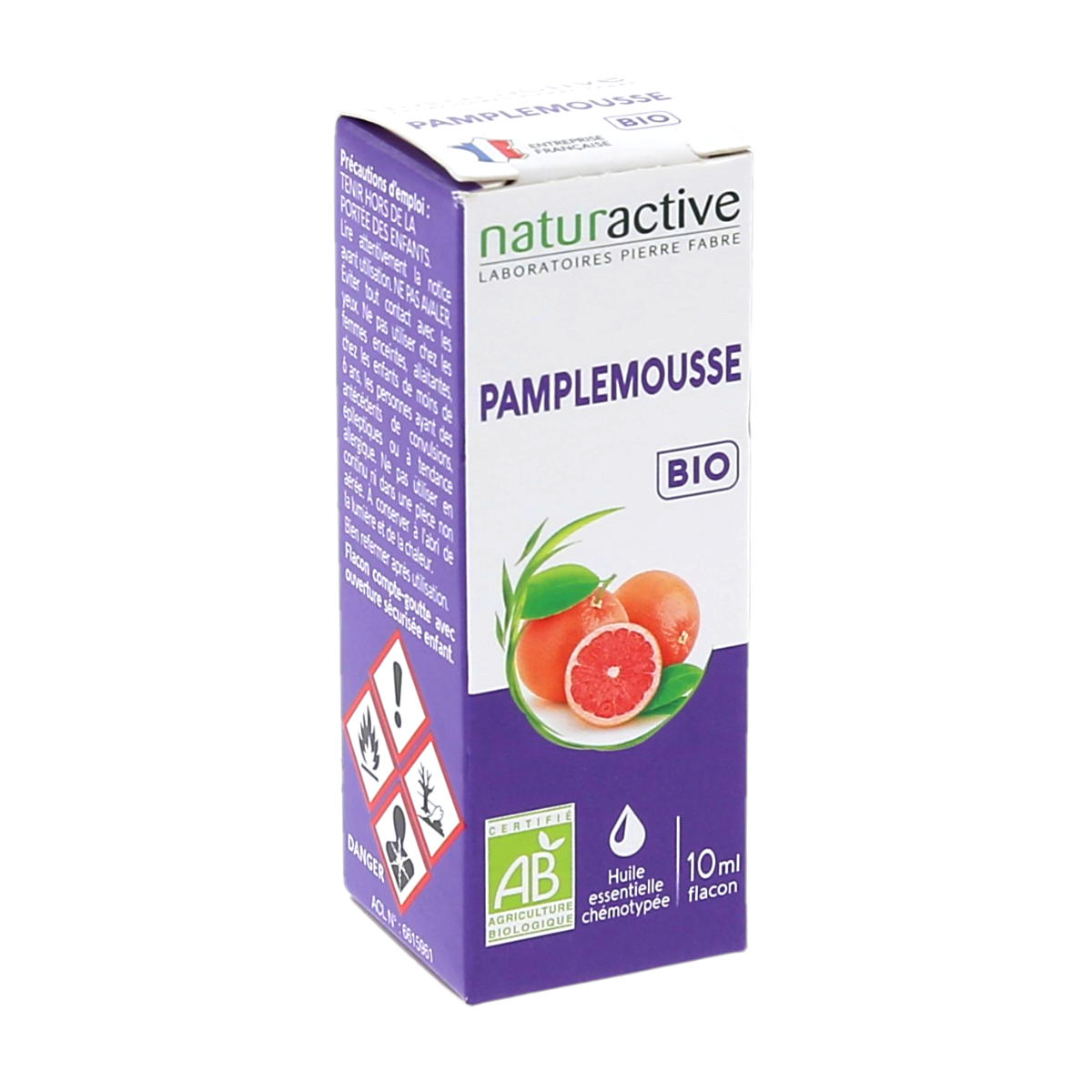 Naturactive Pamplemousse Bio Huile Essentielle Chémotypée
