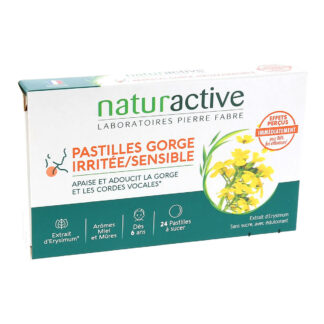 Naturactive Pastilles Gorge Irritée/Sensible dès 6 ans