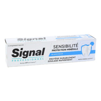 Signal Professionnel Sensibilité Protection Minérale Blancheur