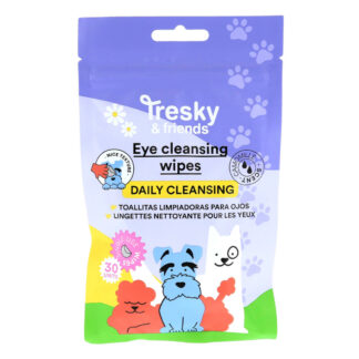 Tresky & Friends Lingettes Nettoyantes pour les yeux du chien