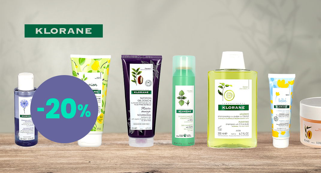 Klorane : -20% sur les soins inspirés par les plantes