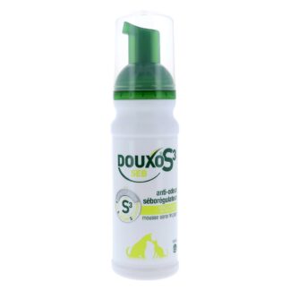 Douxo S3 Seb Mousse Sans Rinçage Anti-Odeur/Séborégulateur pour chiens/chats