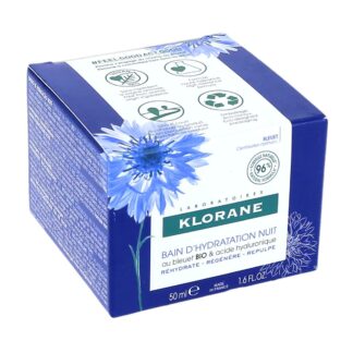 Klorane Bain D'Hydratation Nuit au bleuet Bio & acide hyaluronique