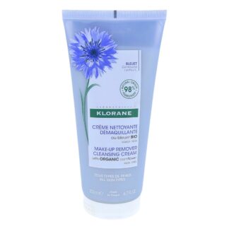 Klorane Crème Nettoyante Démaquillante au bleuet Bio