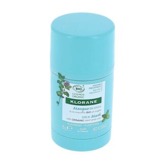 Klorane Masque Purifiant En Stick à la menthe Bio et argile